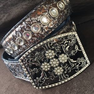 Miss Me Leather Belt